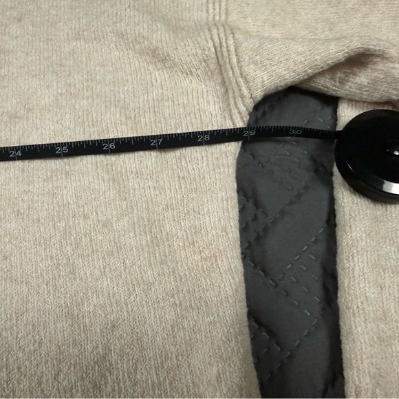 Treasure & Bond Oatmeal Oversized Knit Sweater Women’s Large Wool Blend Cosy - Picture 4 of 9